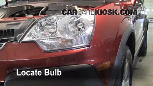 2008 Saturn Vue XE 2.4L 4 Cyl. Éclairage Feu clignotant avant (remplacer l'ampoule)